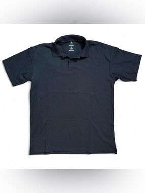 H&M Black Oversized Polo Shirt Coolmax Size Small